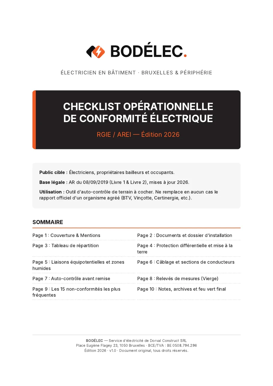 Checklist RGIE BODÉLEC